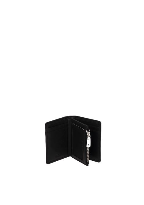 black new boston leather billfold GUESS | SMNEBR.BOSTONLEA46-BLACK